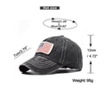 thumbnail image 3 of Independence Day 250th Anniversary Ponytail Baseball Cap for Women, Adjustable Patriotic Sun Hat with High Bun Hole, July 4th Outdoor Accessory Headwear #0023 Navy, 3 of 8