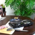 thumbnail image 4 of Oster Clairborne 9.5 inch Aluminum Frying Pan in Charcoal Grey, 4 of 4