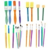 Hello Hobby Assorted Paint Brushes, 75 Pack