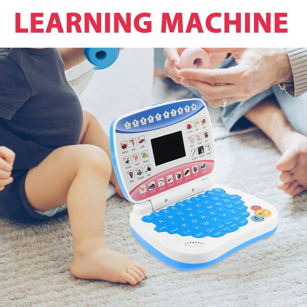 Ordinateur Portable Jouet Éducatif Pour Bébé 1-4 Ans – Lumières, Sons, Musique, Apprentissage Lettres Chiffres & Calculs Simples