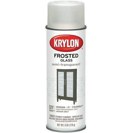 Krylon Frosted Glass Finish Aerosol Spray 6oz (Best Frosted Glass Spray)