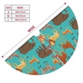 thumbnail image 3 of Yiaed Cute Animals Print Christmas Tree Skirt , Tree SkirtsTree Mat for Christmas Winter Holiday Indoor Decorations-48", 3 of 7