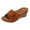 Light Brown, variant on Womens Wedge Sandals Boho Flower Open Toe Platform Slides Shoes Summer Casual Slip on Walking Sandals, 36