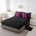 thumbnail image 3 of Erosebridal Gradient Checkered Bedding Sets Twin Size,Buffalo Stereoscopic Comforter Sets with Sheets,Geometry Decor,Reversible,7pcs, 3 of 5