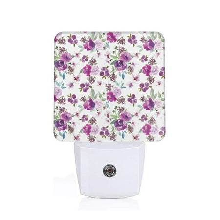 

Sigee Rose Flowers for Night Lights Plug into Wall Dusk to Dawn Sensor Warm White Led Night Light 0.5W for Kid Hallway