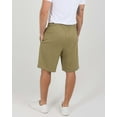 thumbnail image 3 of Real Essentials 3 Pack: Men's Cotton 9" French Terry Casual Lounge Sweat Shorts with Pockets (Available In Big & Tall), 3 of 7