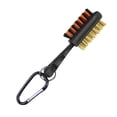 thumbnail image 4 of Cepillo para palos de Golf, herramienta de limpieza de surcos, cómodo transporte, mango ergonómico, accesorios de Golf, cepillo limpiador para hombres Negro, 4 of 8