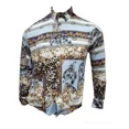 thumbnail image 4 of Camisa Manga Larga Metálica Animal Print, 4 of 4