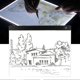 thumbnail image 3 of Practical and popular A3 LED copy board, diamond copy board, cartoon desk, 3 of 4