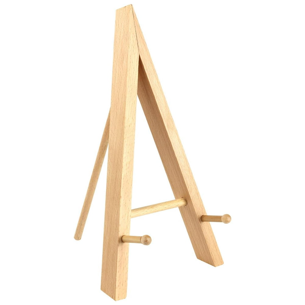 Set of 5 Wooden Art Easel for Tabletop Use, 5 1/4" Wide with 1 1/4