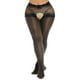 thumbnail image 4 of Gibobby Tangas de mujer sexy para sexo Medias pantimedias sin brillantes para mujer, medias elásticas, lencería deportiva(Negro XL), 4 of 5