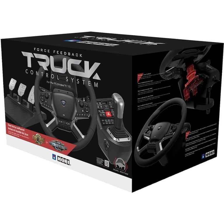 PC用ゲームコントローラー・コンバーター HORI Force Feedback Truck Control System PC Accessory: HORI Force Feedback Truck Controller - Walmart.com