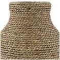 thumbnail image 4 of DecMode 16" Handmade Wrapped Brown Seagrass Vase, 4 of 8