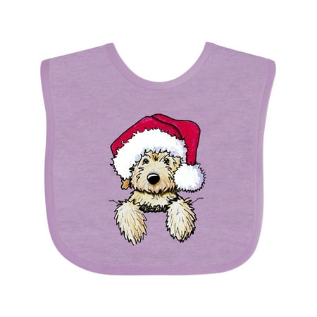 

Inktastic KiniArt Christmas Goldendoodle Gift Baby Boy or Baby Girl Bib