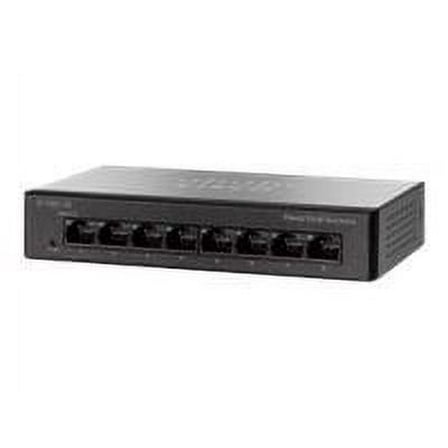 Cisco Small Business SF 100D-08 - Switch - unmanaged - 8 x 10/100 - desktop - DC power