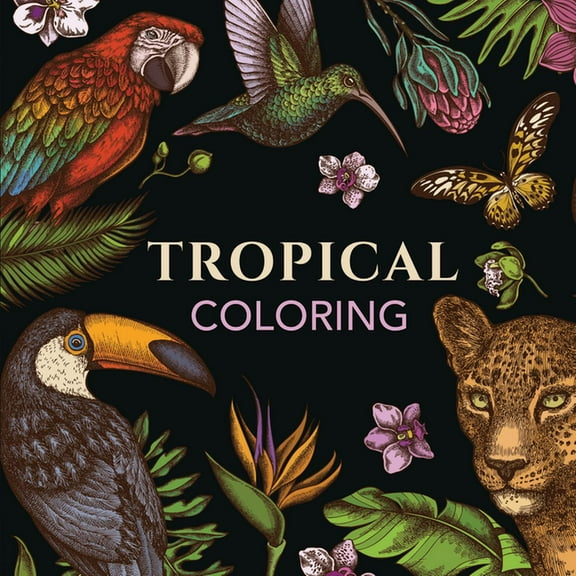 Keepsake Coloring Books Tropical Coloring (Keepsake Coloring Books), (Paperback)