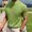 Green, variant on ZZwxWA Men's Mock Turtleneck Solid T Shirts Casual Short Sleeve Basic Shirt Trendy Slim Fit Lightweight Pullover Tee Tops up to 65% Off