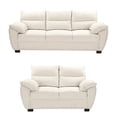 thumbnail image 1 of Sala 3-2 TRINITY Venecia 2 piezas ( Sofá, Love Seat ) Crema, 1 of 8