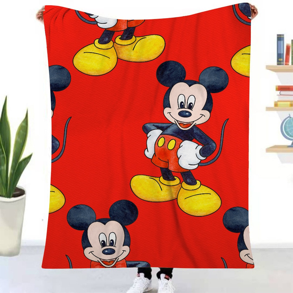 Minnie Mouse Print Blankets&Throws Attractive Blanket Bedding Super
