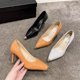 thumbnail image 2 of Moda pequeños tacones altos frescos 2022 otoño nuevos zapatos de mujer zapatos de tacón de aguja puntiagudos zapatos de trabajo negros salvajes zapatos de fiesta Pumps36 Gao Jinjia LED, 2 of 2