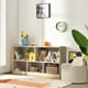 thumbnail image 1 of Costway Librería para Niños y Organizador Juguetes Mueble de 5 Cubos para Juguetes Muñecas Libros Estante de Madera con 5 Compartimientos, 1 of 10