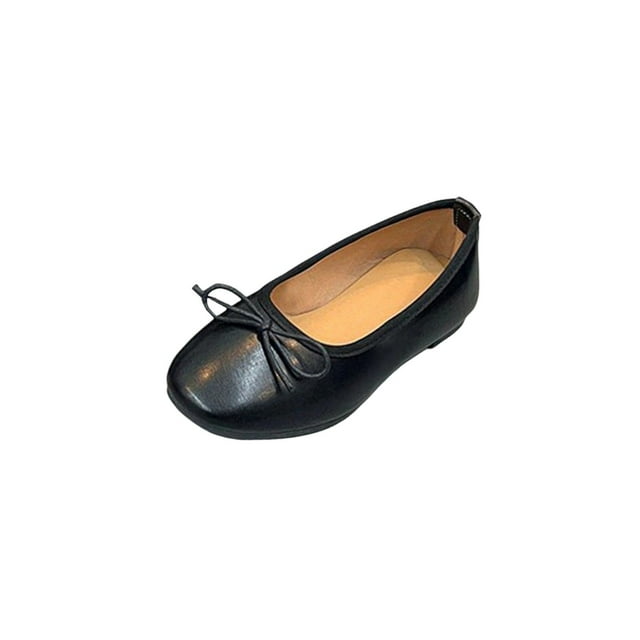 Women's Slip on Flats, Comfortable Casual Shoes for Wide Feet, Soft Leather Round Toe Walking Shoes, Versatile Spring Summer Flat for Commuting, Dating
