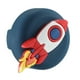 thumbnail image 3 of Funda Silicona Con Dibujos Animados para AirTag GPS Tracker Holder Cordones (cohete), 3 of 4