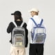 thumbnail image 3 of Mochila impermeable de PVC transparente para portátil de 15,6 pulgadas, 3 of 5