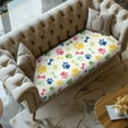 thumbnail image 3 of ZUXONGSY Dog Paw Couch Cushion Covers Sofa Seat Cushion Slipcovers Dust Cover Spandex Couch Seat Cushion Slipcover Wear-Resistant Cushion Cover for Dogs Cats and Children 3 Seater, 3 of 5