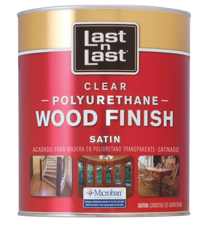 Last N Last Wood Finish Satin Clear Polyurethane 1 qt.