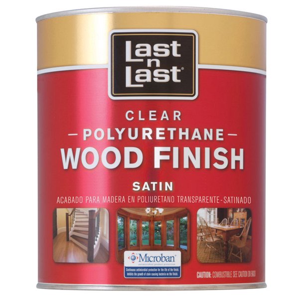 Last N Last Wood Finish Satin Clear Polyurethane 1 qt.