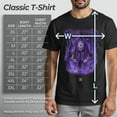 thumbnail image 5 of Men's WWE Undertaker Purple Flames Graphic Tee Black 2X Large, 5 of 10