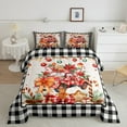 thumbnail image 2 of jejeloiu Christmas Gift Truck Bedding Comforter Set,Xmas Candy Twin Comforter Sets,Geometric Plaid Bedding Set For Girl Kids,Ultra Soft Bedroom Decoration,2-Piece, 2 of 8