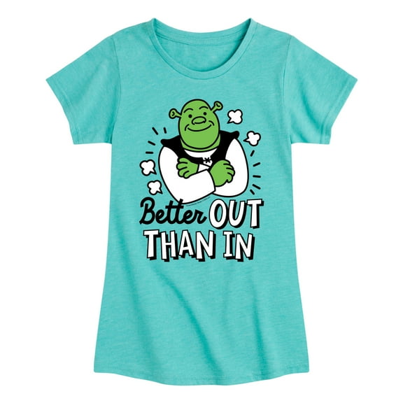 Shrek - Better Out Than In - Toddler & Youth Girls Short Sleeve Graphic T-Shirt