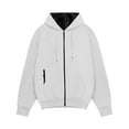 thumbnail image 4 of Men's Hooded Athletic Tracksuit Casual 2 Pieces Solid Color Block Hoodies and Sweatpants Set, 4 of 9