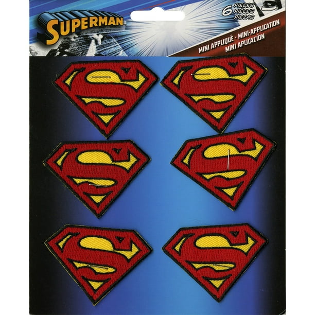 Insigne DC Comics Patch-Superman 2"X1.5" 6/Pkg