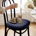 thumbnail image 4 of Stretch Dining Chair Seat Covers Elastic Scratch Resistant Dustproof Chair Cushion Slipcover for Kitchen Dining Room Restaurant Seat Protector, 4 of 6