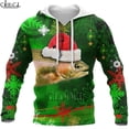 thumbnail image 1 of HX-sudaderas con capucha de pesca para hombre, gorros de Papá Noel feos con estampado 3D de trucha y pez, jersey con cremallera, chaqueta informal, abrigos, envío directo, 1 of 3