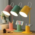 thumbnail image 5 of EONQY LED Desk Lamp, Modern Macaron Bell Nightstand Lamp E27 Bulb Holder Rotatable Table Lamp for Office, Reading, Bedroom, 5 of 7