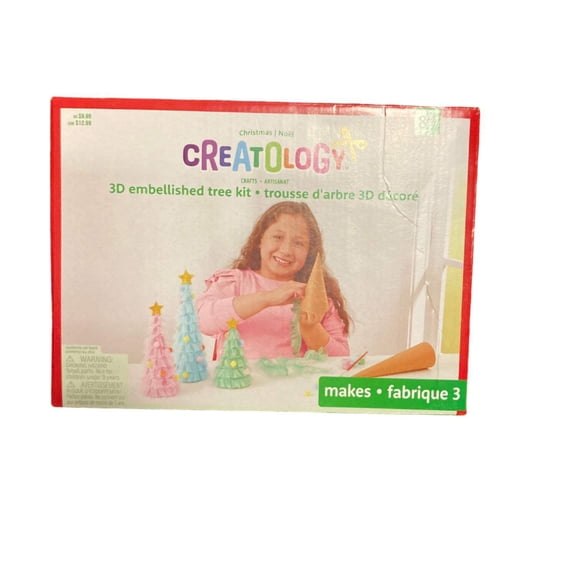 Creatology Christmas 3D Embellished Tree Build Up Kit 8.5x11.5in