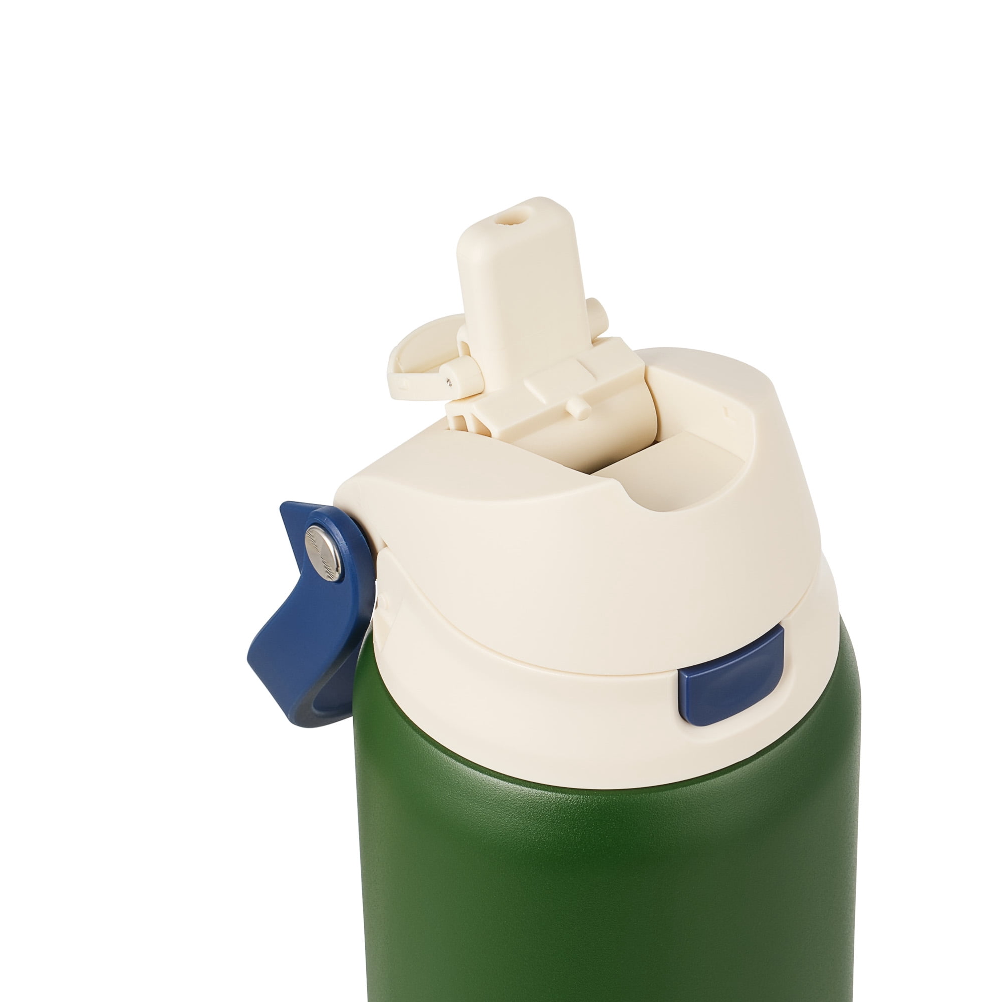 TAL 32oz Stainless Steel 2-in-1 Water Bottle with Straw and Chug Lid, Army