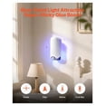 thumbnail image 2 of Fly Trap Plug-in Gnat Killer, Indoor Flying Insect Trap with 10 Glue Boards, Blue Light Fruit Fly Catcher for Kitchen, Bedroom - Non-Toxic Skeeter & Moth Trap for Home, 2 of 7