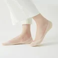 thumbnail image 4 of Calcetines invisibles finos de verano para mujer, transpirables, informales, sin cordones, absorbentes del sudor, de malla de punto sin costuras, 4 of 4