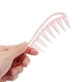 thumbnail image 4 of Unique Bargains 1 Pc Durable Wide Tooth Comb Pink PS, 4 of 6