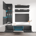 thumbnail image 4 of Fly H 33TV Wall Mounted Floating Modern Entertainment Center, 4 of 5
