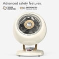 thumbnail image 5 of Vornado EH1-0121-75 - Calefactor (Metal), diseño clásico, Vintage Blanco, 1, 1, 5 of 5