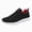 Red, variant on zuwimk Men's Fashion Sneakers,Men's Afterburn Memory Foam Lace-up Sneaker Black