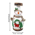 thumbnail image 3 of Falleo Clearance Resin Candle Holder Christmas Santa Snowman Candlesticks For Pillar Candle Tea Light Functional Table Christmas Decoration For Home Décor, 3 of 4