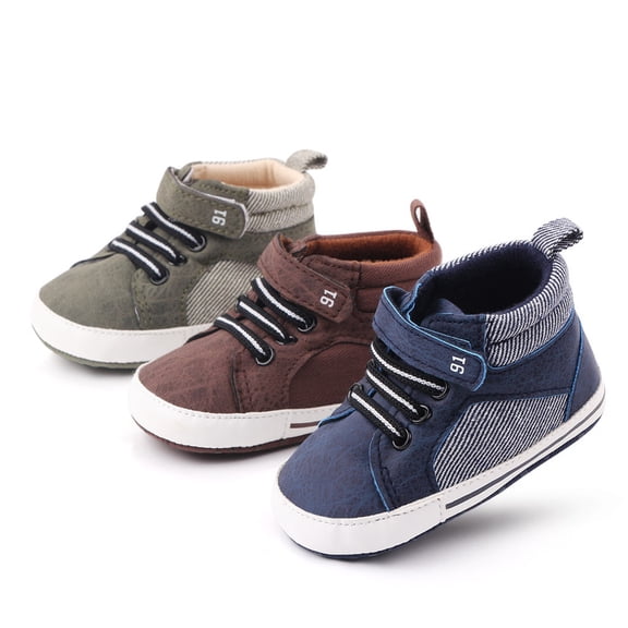 dgysar Boys First Walkers Soft Sole Fashion Cartoon Casual Shoes Breathable Non-slip Comfortable for Boys Girls Indoor Outdoor Daily Wear Dark Blue 11