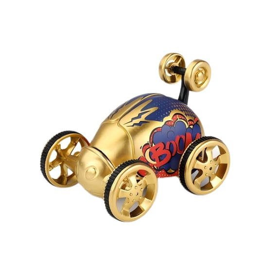 Mini Stunt RC Car, 2.4GHz 360° Rotation Remote Control Vehicle with Dazzling Lights, Rechargeable RC Dump Truck for Birthday Gifts